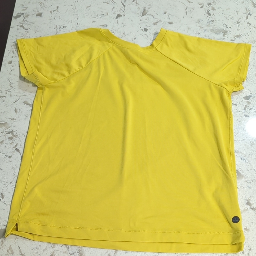 Prana Vibrant Yellow Tee